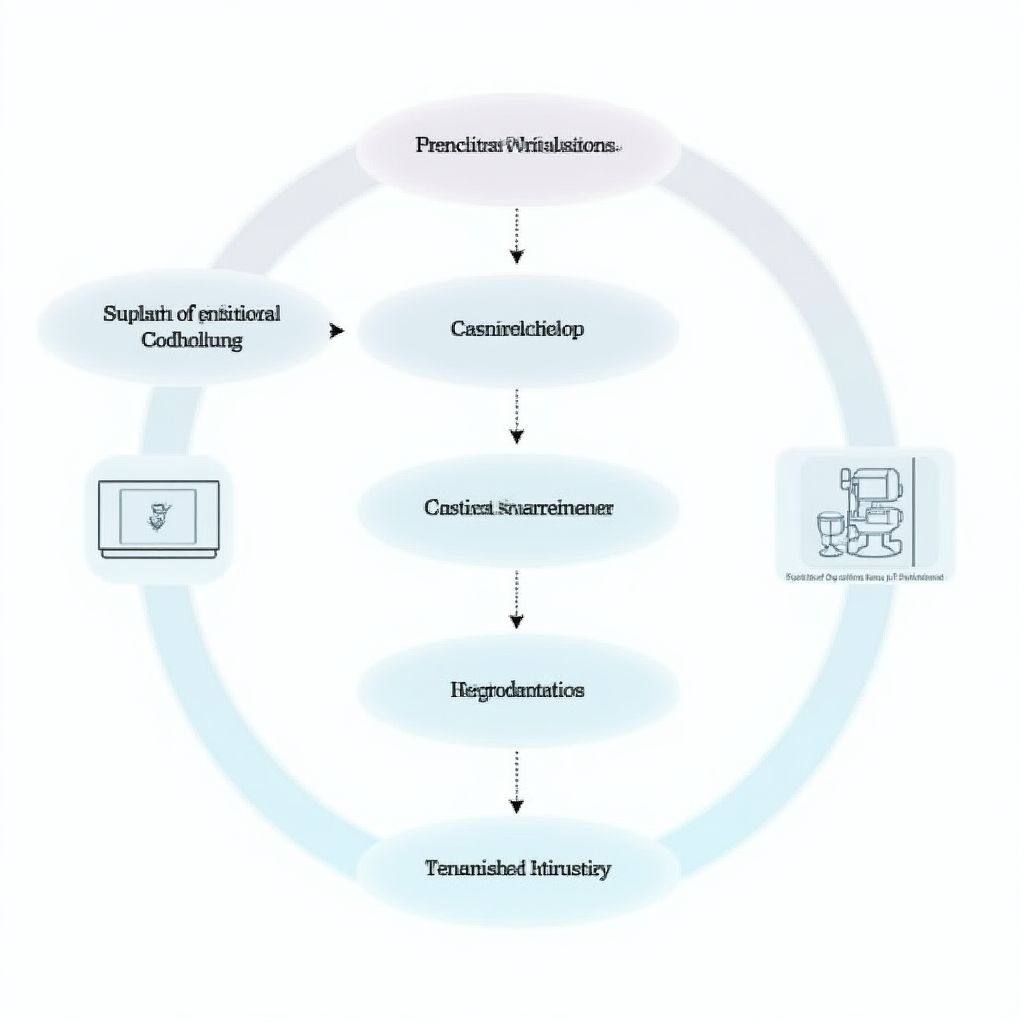 Diagrama de metodología de consultoría financiera